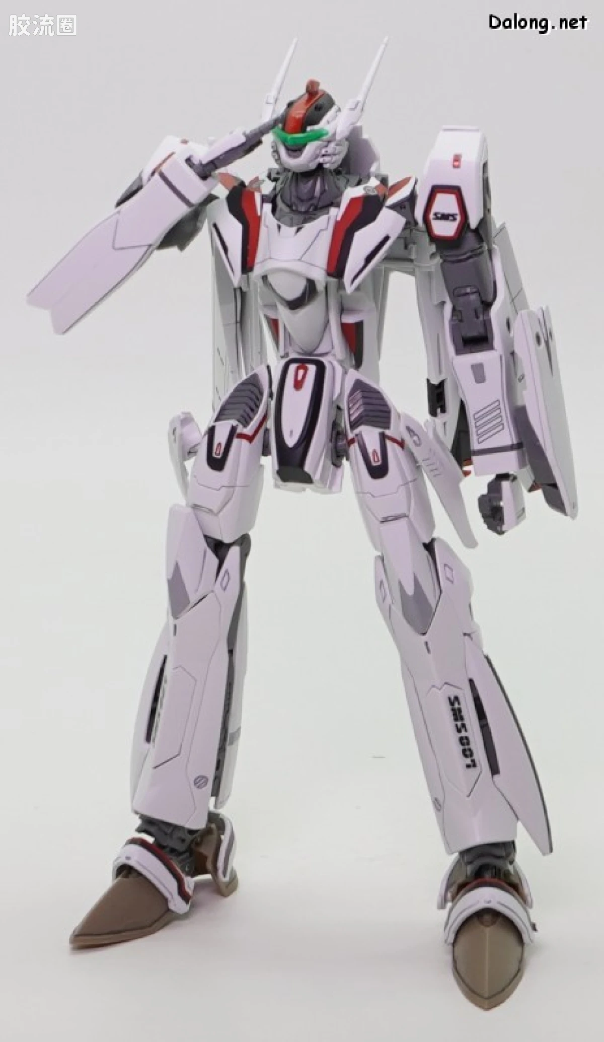 万代超时空要塞系列拼装模型 HG 1/100系列 VF-25F 弥赛亚女武神（早乙女阿尔特机） - 图片