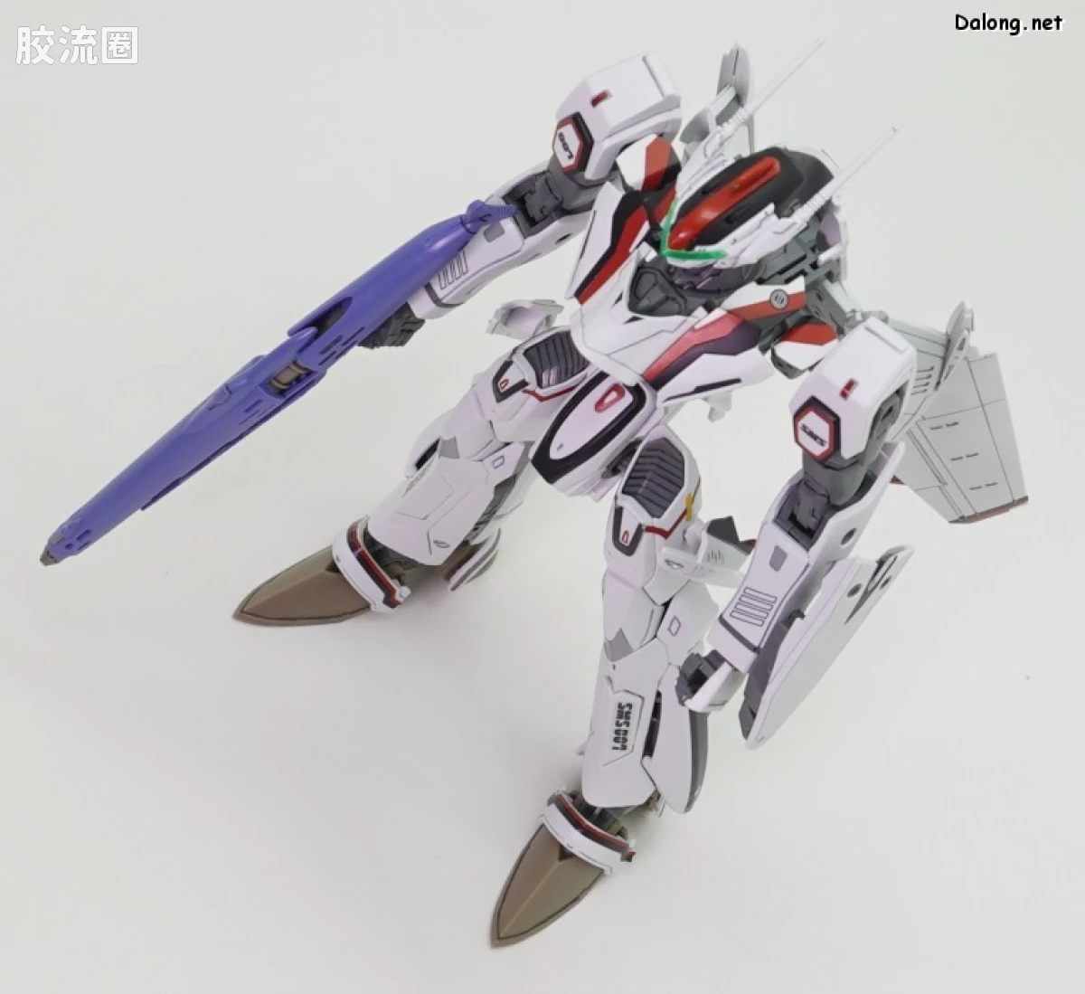 万代超时空要塞系列拼装模型 HG 1/100系列 VF-25F 弥赛亚女武神（早乙女阿尔特机） - 图片