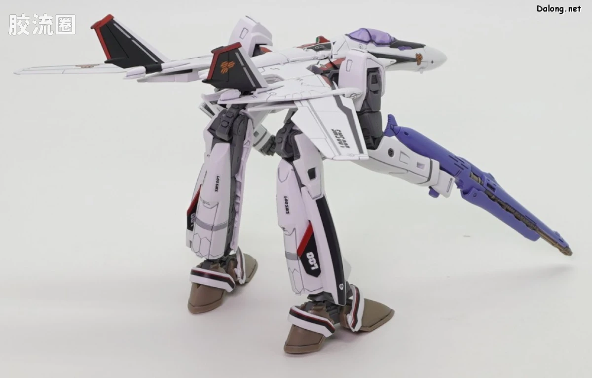 万代超时空要塞系列拼装模型 HG 1/100系列 VF-25F 弥赛亚女武神（早乙女阿尔特机） - 图片