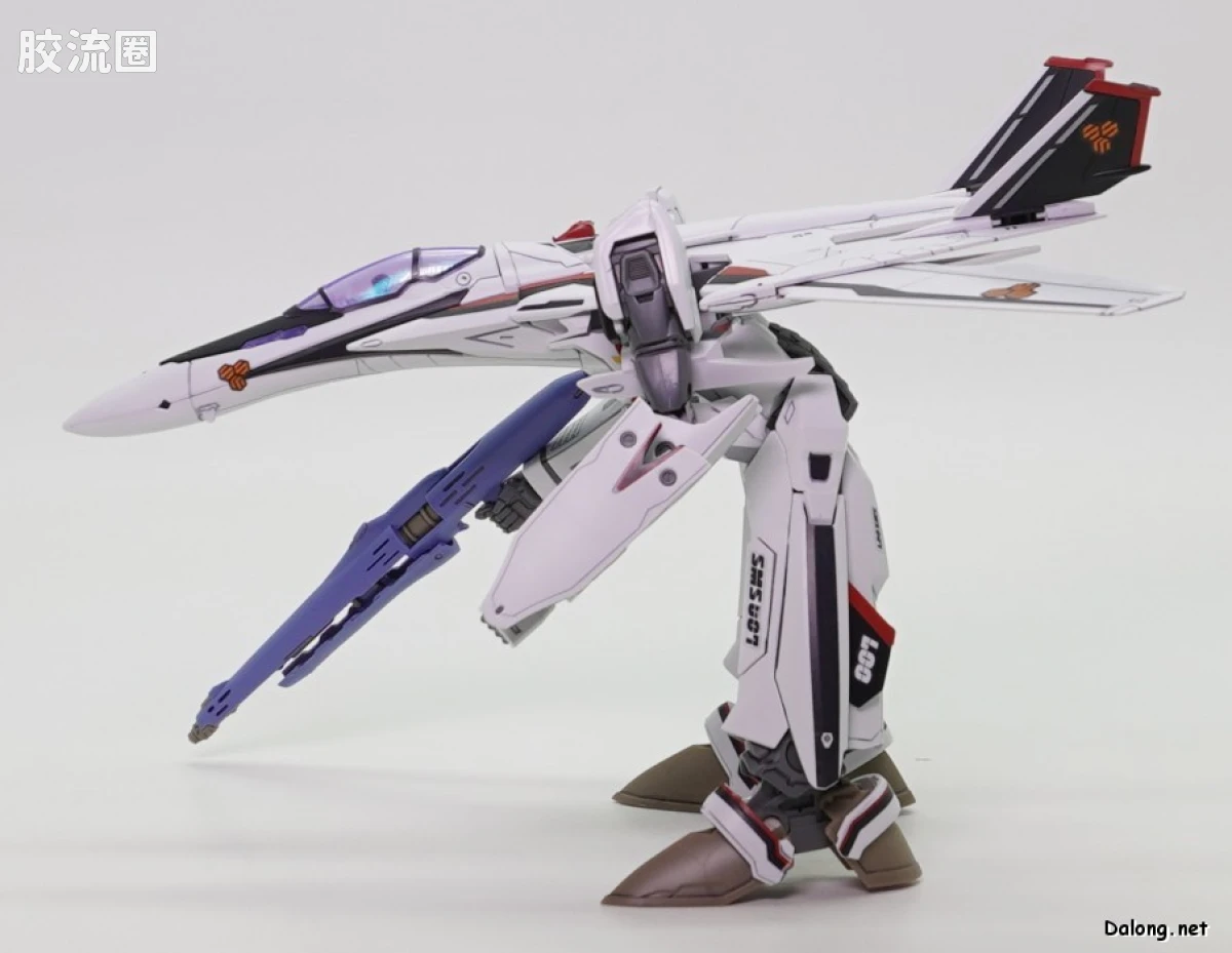 万代超时空要塞系列拼装模型 HG 1/100系列 VF-25F 弥赛亚女武神（早乙女阿尔特机） - 图片