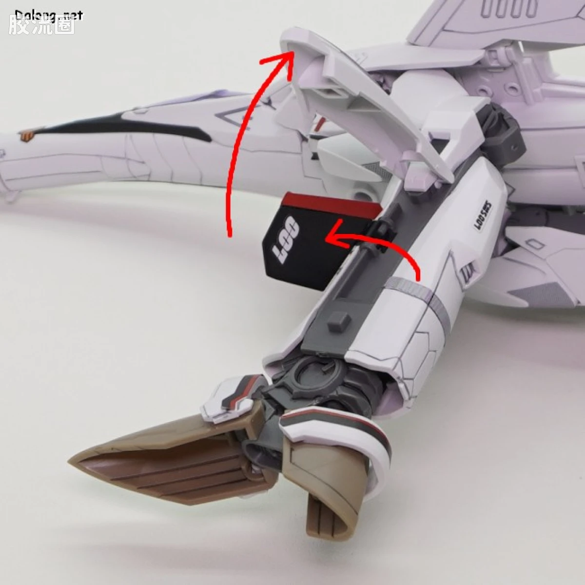 万代超时空要塞系列拼装模型 HG 1/100系列 VF-25F 弥赛亚女武神（早乙女阿尔特机） - 图片