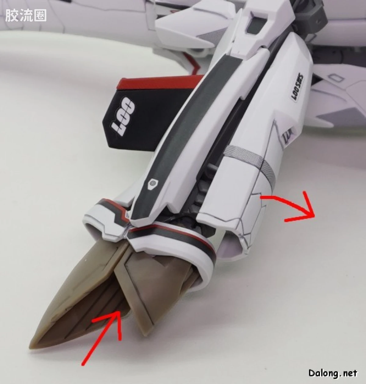 万代超时空要塞系列拼装模型 HG 1/100系列 VF-25F 弥赛亚女武神（早乙女阿尔特机） - 图片