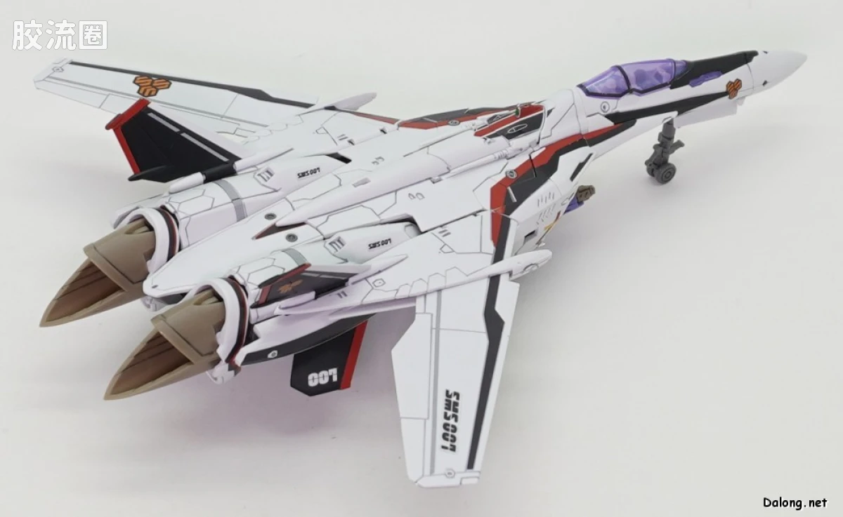 万代超时空要塞系列拼装模型 HG 1/100系列 VF-25F 弥赛亚女武神（早乙女阿尔特机） - 图片