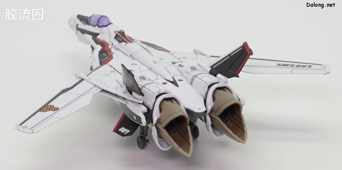 万代超时空要塞系列拼装模型 HG 1/100系列 VF-25F 弥赛亚女武神（早乙女阿尔特机） - 图片