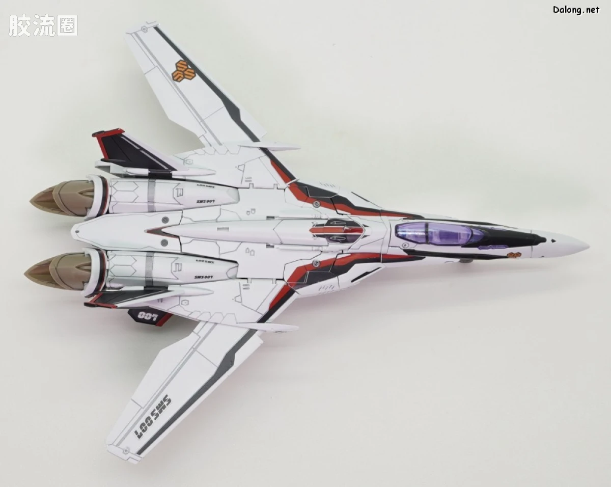 万代超时空要塞系列拼装模型 HG 1/100系列 VF-25F 弥赛亚女武神（早乙女阿尔特机） - 图片
