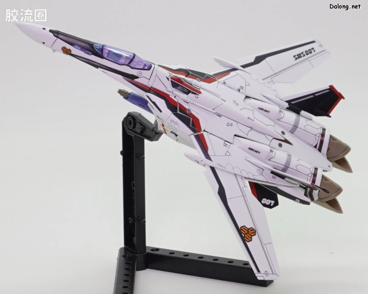 万代超时空要塞系列拼装模型 HG 1/100系列 VF-25F 弥赛亚女武神（早乙女阿尔特机） - 图片