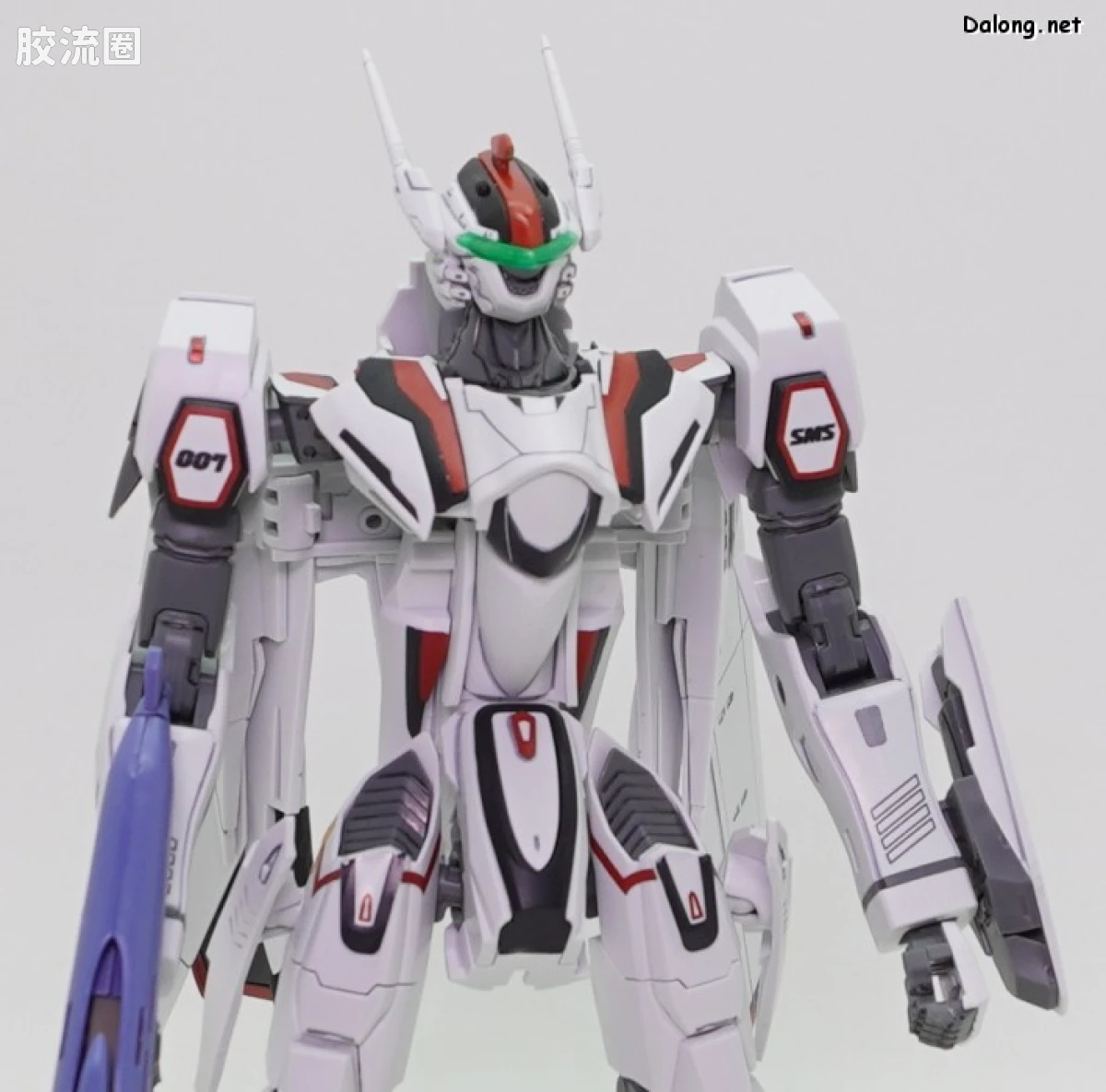 万代超时空要塞系列拼装模型 HG 1/100系列 VF-25F 弥赛亚女武神（早乙女阿尔特机） - 图片