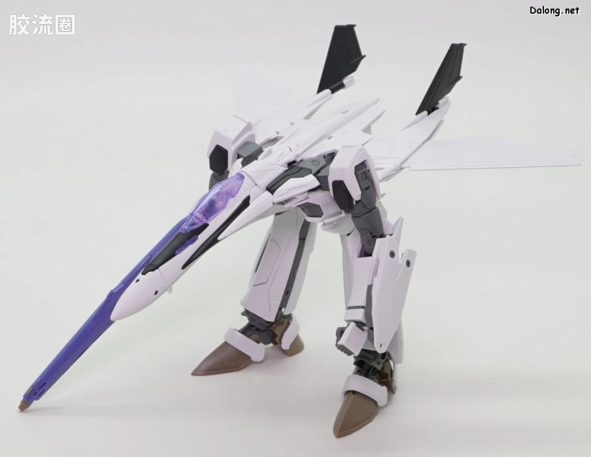 万代超时空要塞系列拼装模型 HG 1/100系列 VF-25F 弥赛亚女武神（早乙女阿尔特机） - 图片