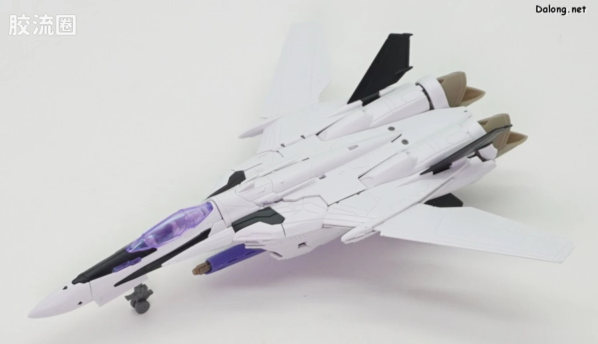 万代超时空要塞系列拼装模型 HG 1/100系列 VF-25F 弥赛亚女武神（早乙女阿尔特机） - 图片