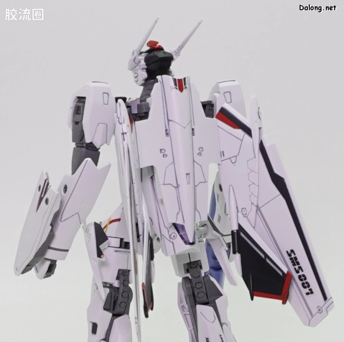 万代超时空要塞系列拼装模型 HG 1/100系列 VF-25F 弥赛亚女武神（早乙女阿尔特机） - 图片