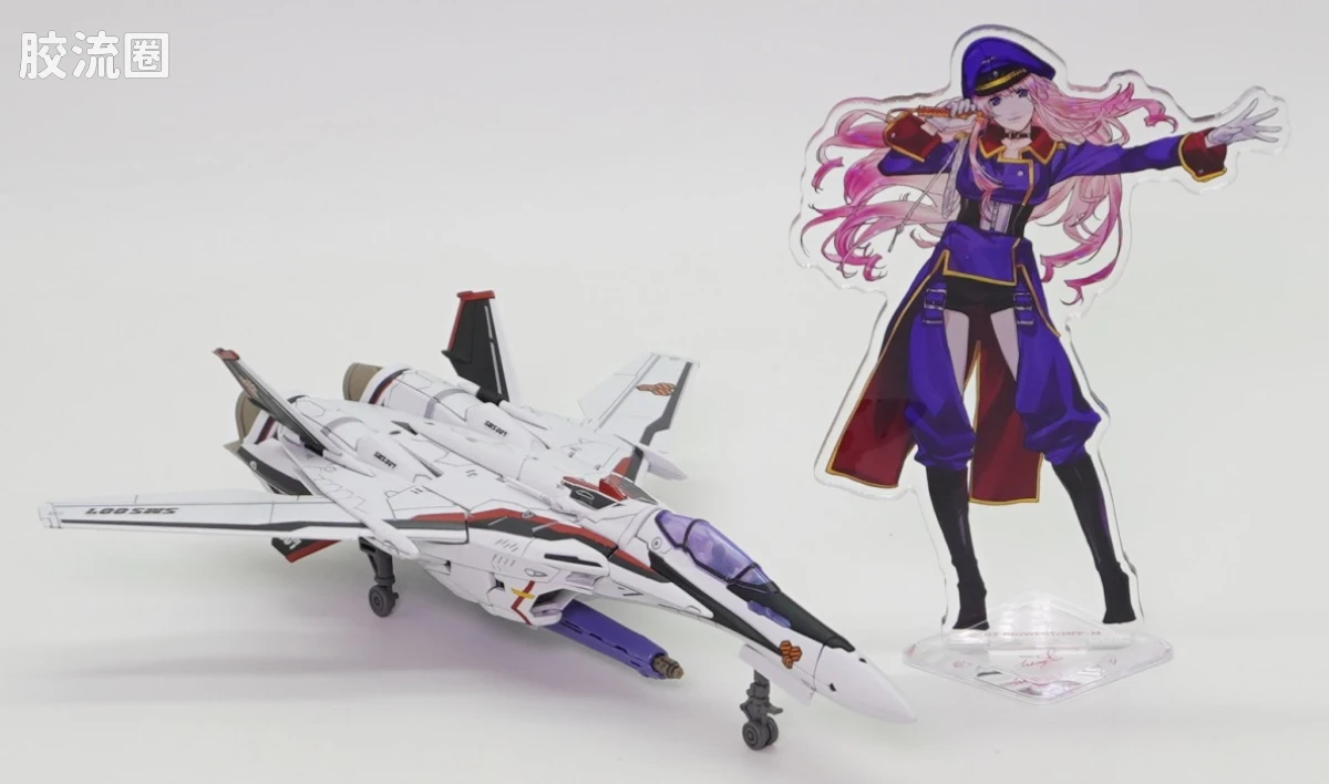 万代超时空要塞系列拼装模型 HG 1/100系列 HG 1/100 VF-25F MESSIAH VALKYRIE ALTO CUSTOM 豪华套装 - 图片