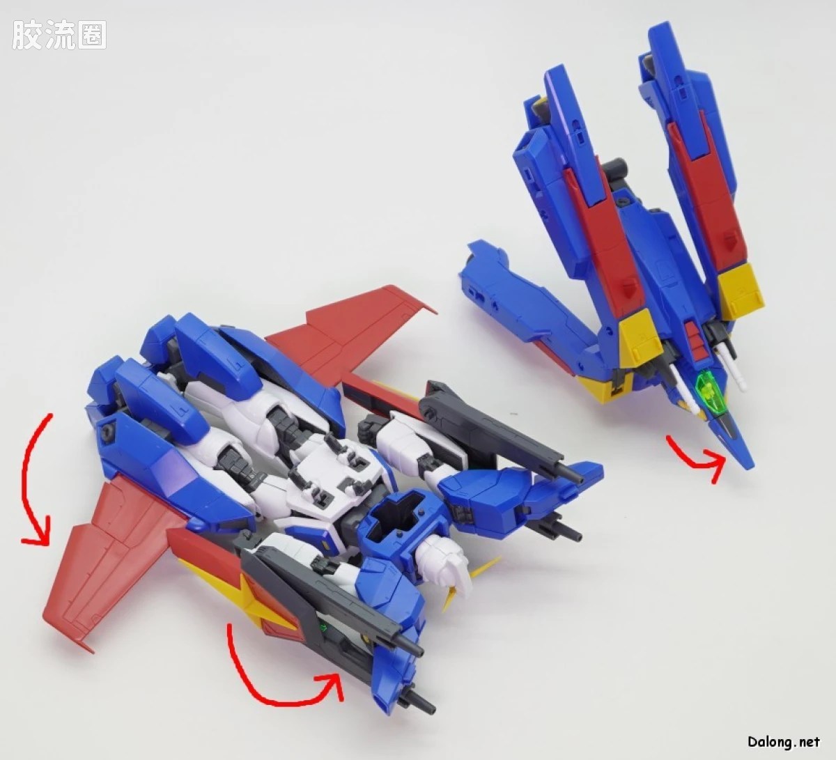 MG 特殊武器配件 F90ⅢY Cluster高达用任务背包X型 - 图片