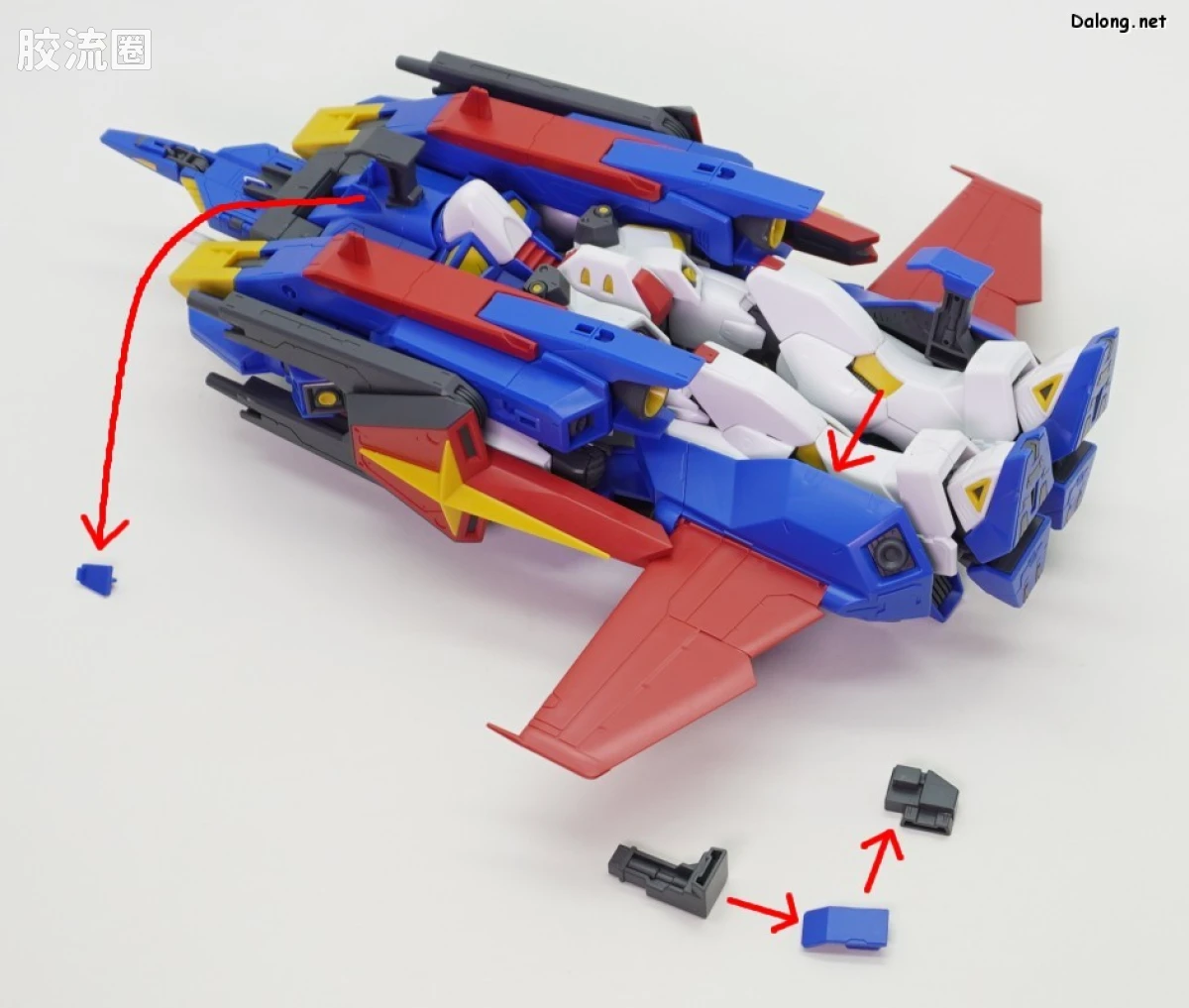 MG 特殊武器配件 F90ⅢY Cluster高达用任务背包X型 - 图片