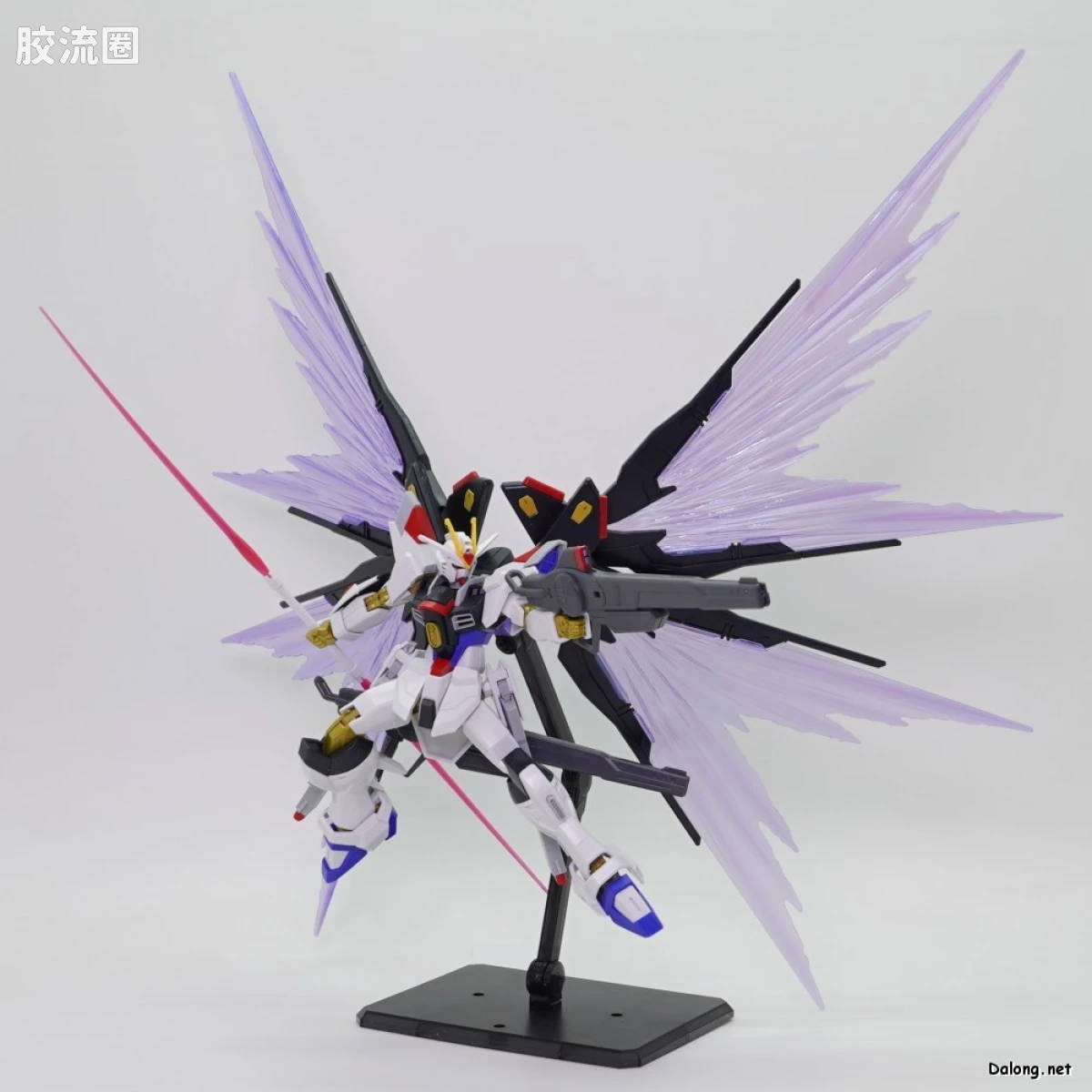HGUC 网络限定版 强袭自由高达二式&光之翼特效件套装 - 图片