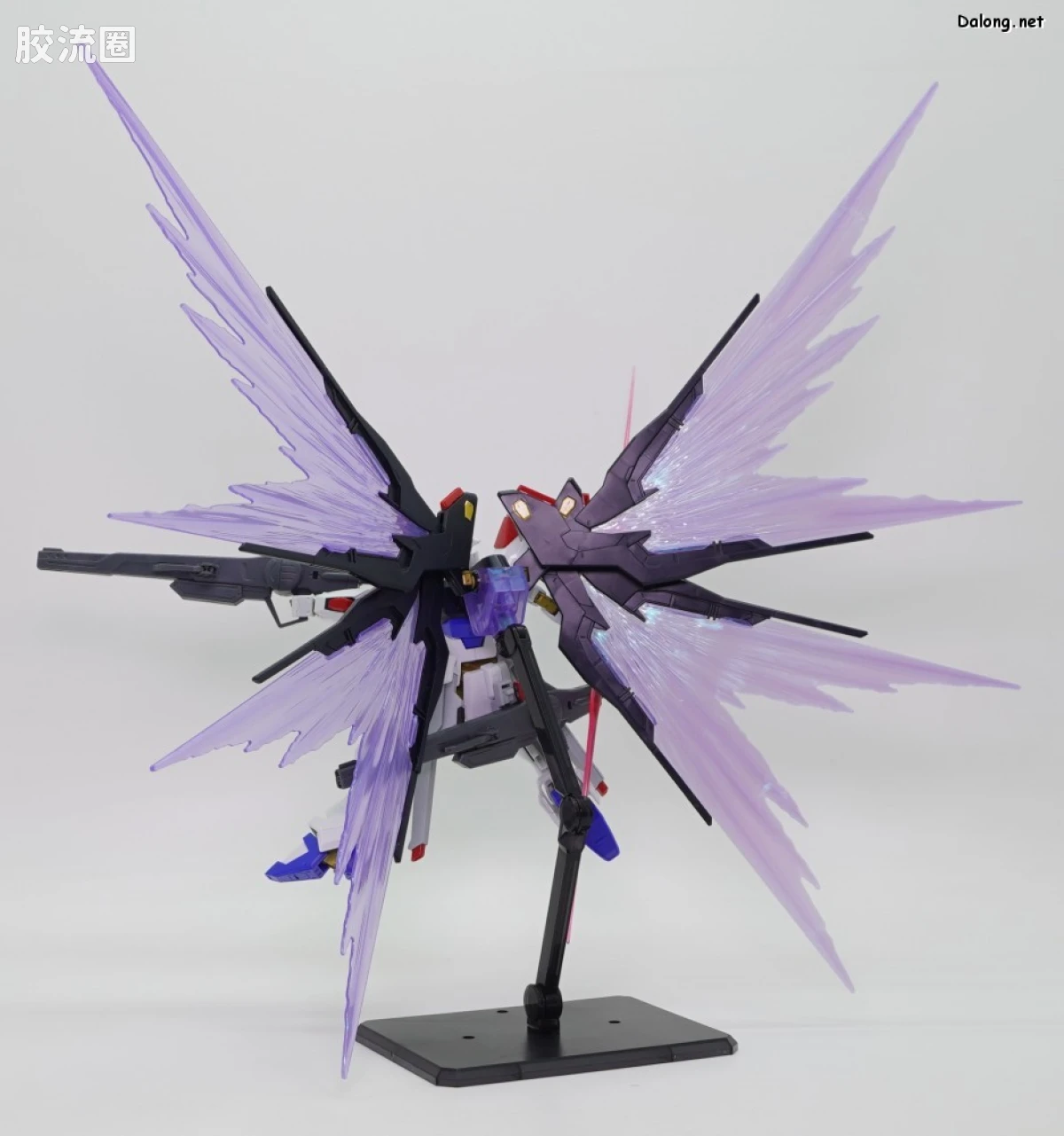 HGUC 网络限定版 强袭自由高达二式&光之翼特效件套装 - 图片