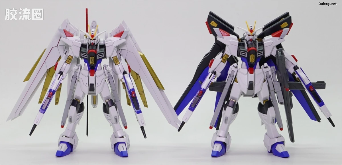 HGUC 网络限定版 强袭自由高达二式&光之翼特效件套装 - 图片