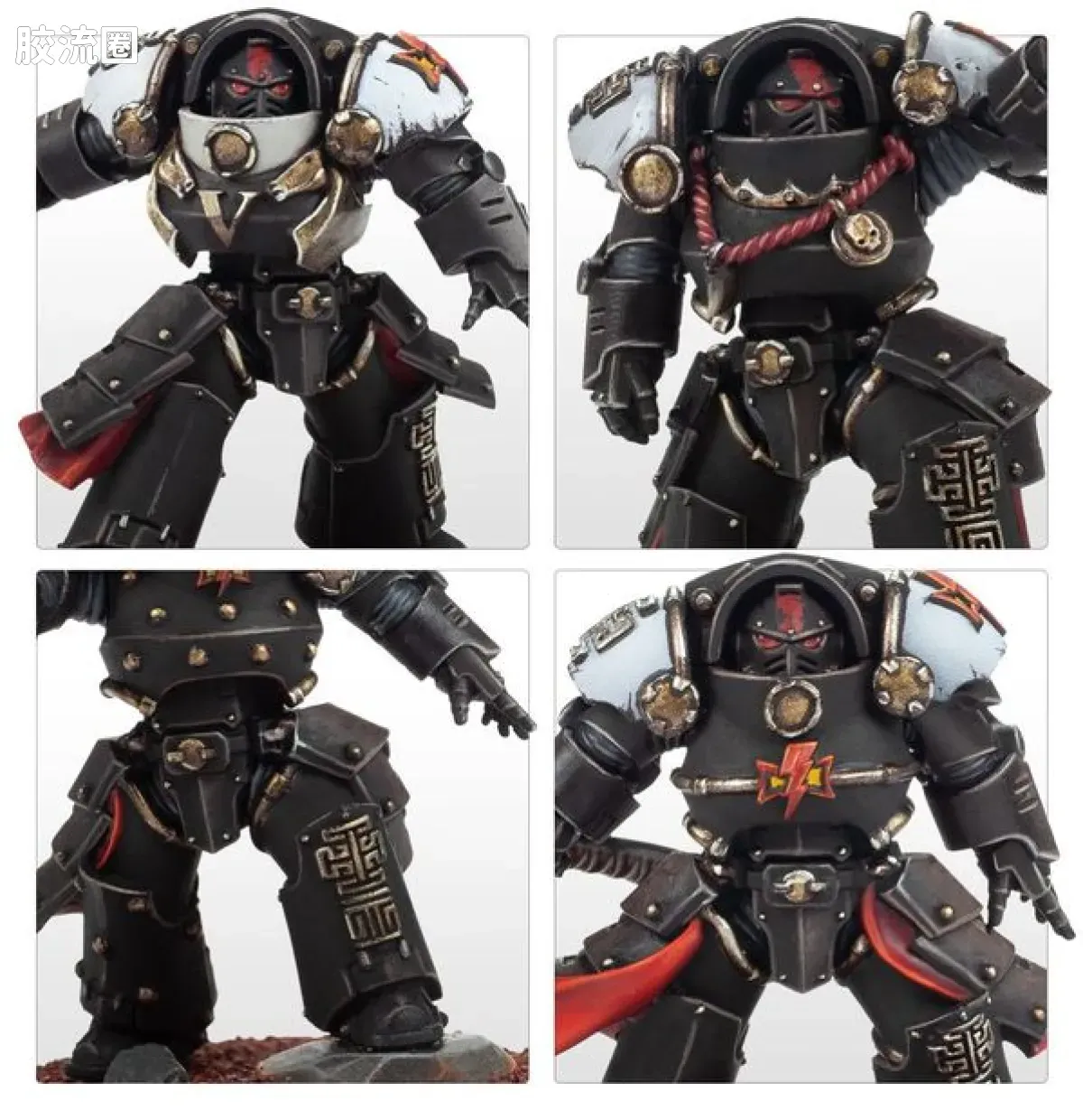 战锤：荷鲁斯之乱 Warhammer: The Horus Heresy White Scars 第五军团 白疤 初版  黑怯薛终结者小队 - 图片