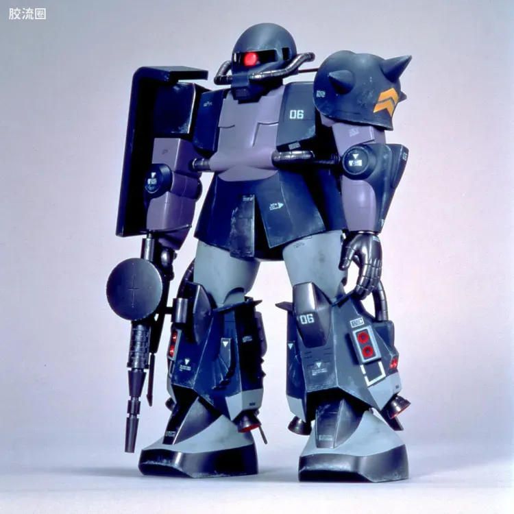 机动战士变体 高达MSV 拼装模型 1/60 18 MS-06R-1A 高机动型扎古Ⅱ[黑色三连星专用机] - 图片
