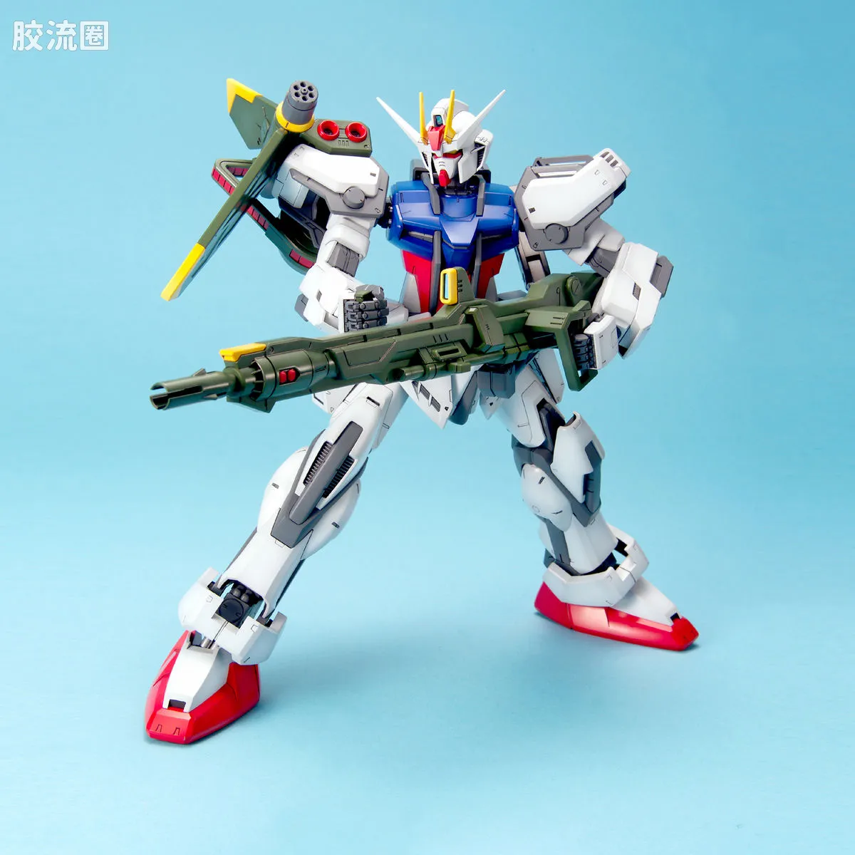 机动战士高达SEED SEED 1/60 GAT-X105+AQM/E-X01/02/03 强袭高达 强袭武器系统 - 图片