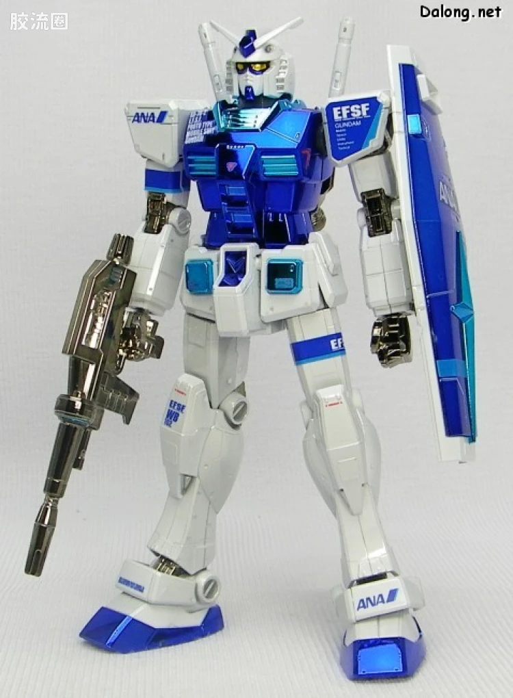 HGUC HG 30周年纪念版 (非HGUC) RX-78-2 高达 Ver.G30th ANA原创色 电镀版 - 图片