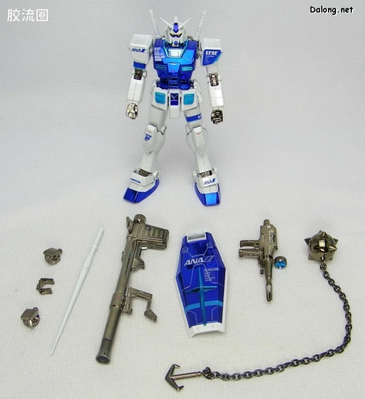 HGUC HG 30周年纪念版 (非HGUC) RX-78-2 高达 Ver.G30th ANA原创色 电镀版 - 图片