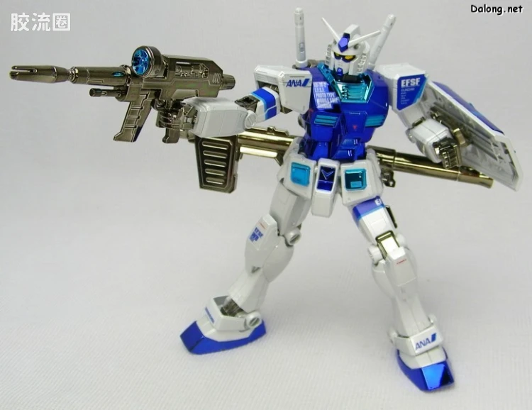 HGUC HG 30周年纪念版 (非HGUC) RX-78-2 高达 Ver.G30th ANA原创色 电镀版 - 图片