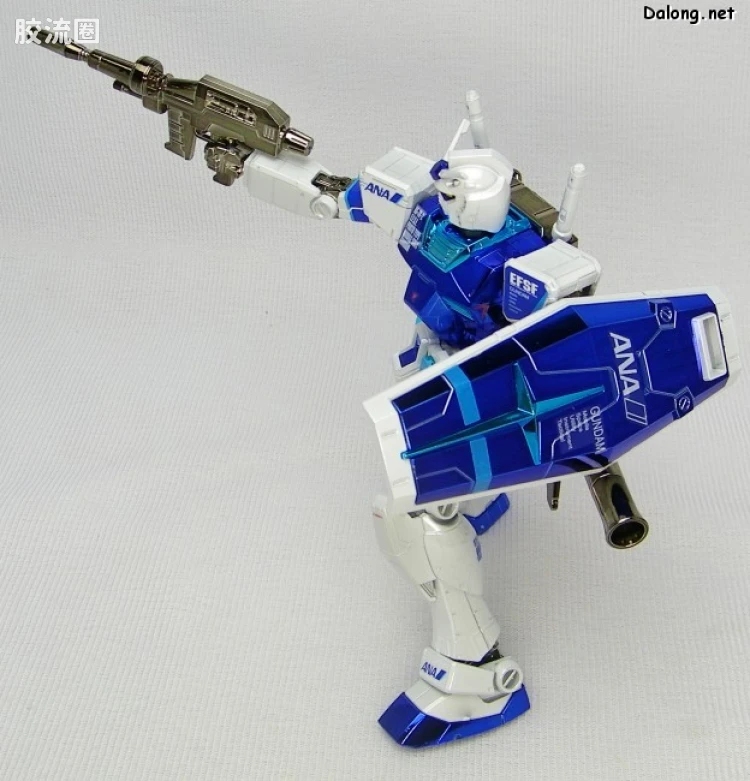HGUC HG 30周年纪念版 (非HGUC) RX-78-2 高达 Ver.G30th ANA原创色 电镀版 - 图片