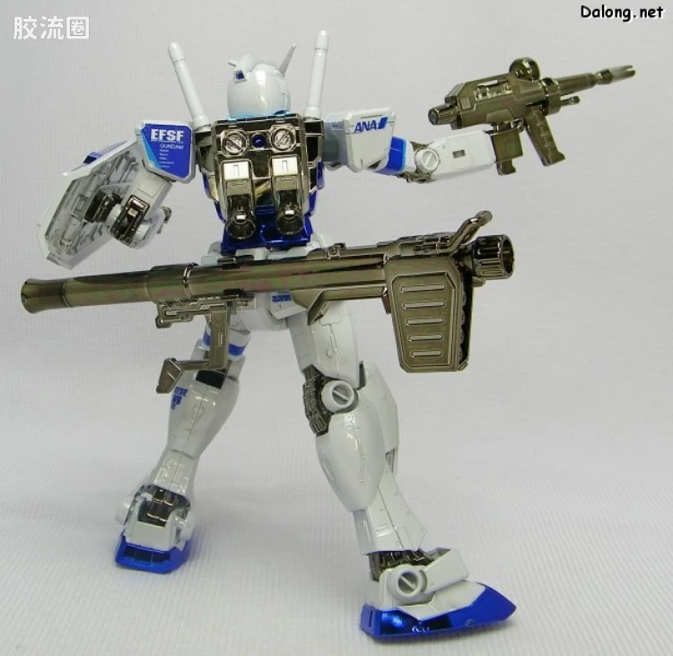 HGUC HG 30周年纪念版 (非HGUC) RX-78-2 高达 Ver.G30th ANA原创色 电镀版 - 图片