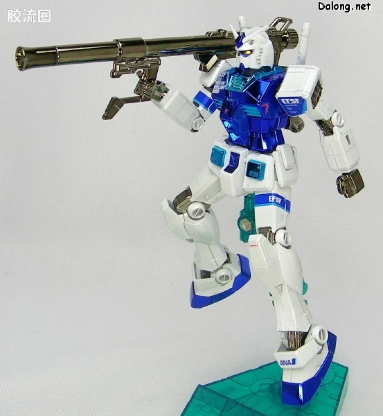 HGUC HG 30周年纪念版 (非HGUC) RX-78-2 高达 Ver.G30th ANA原创色 电镀版 - 图片