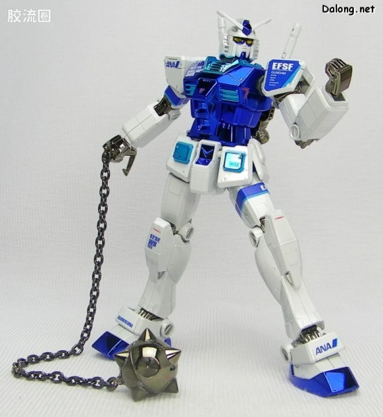 HGUC HG 30周年纪念版 (非HGUC) RX-78-2 高达 Ver.G30th ANA原创色 电镀版 - 图片