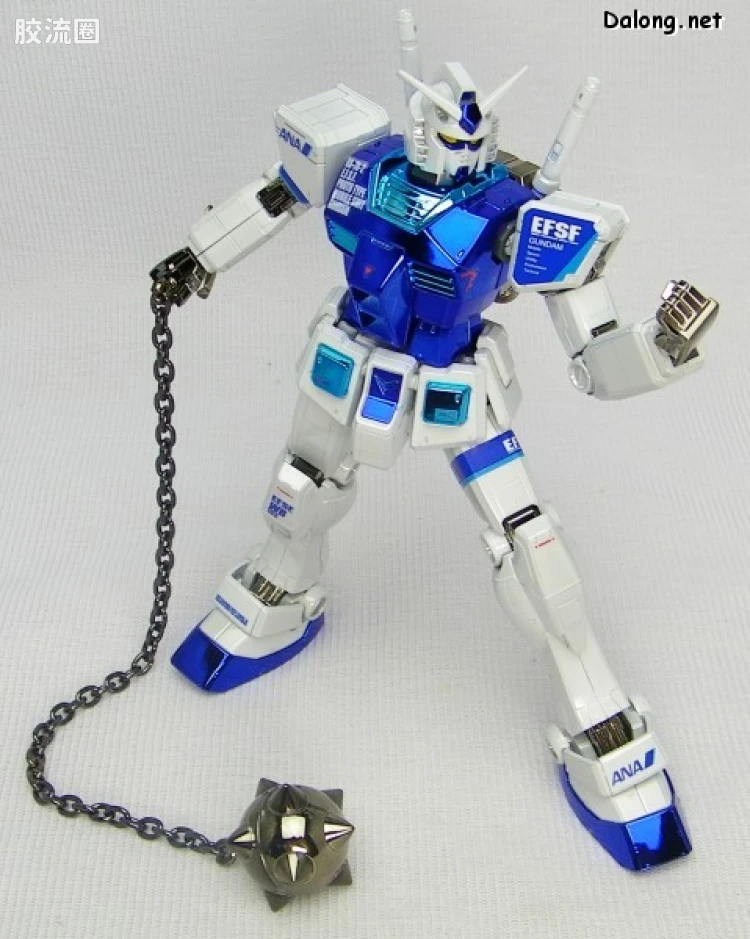 HGUC HG 30周年纪念版 (非HGUC) RX-78-2 高达 Ver.G30th ANA原创色 电镀版 - 图片