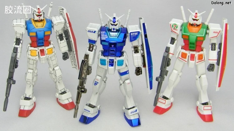 HGUC HG 30周年纪念版 (非HGUC) RX-78-2 高达 Ver.G30th ANA原创色 电镀版 - 图片