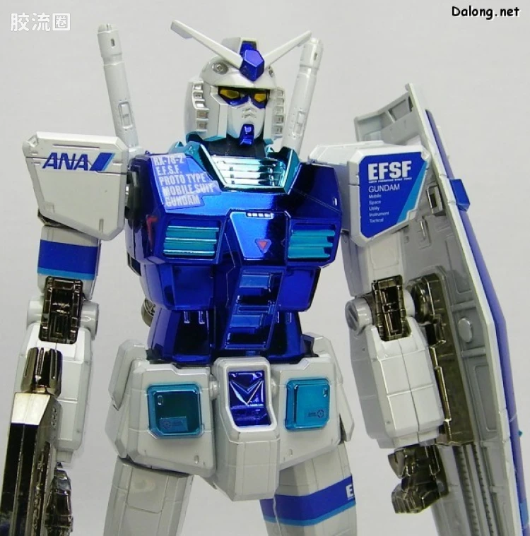 HGUC HG 30周年纪念版 (非HGUC) RX-78-2 高达 Ver.G30th ANA原创色 电镀版 - 图片