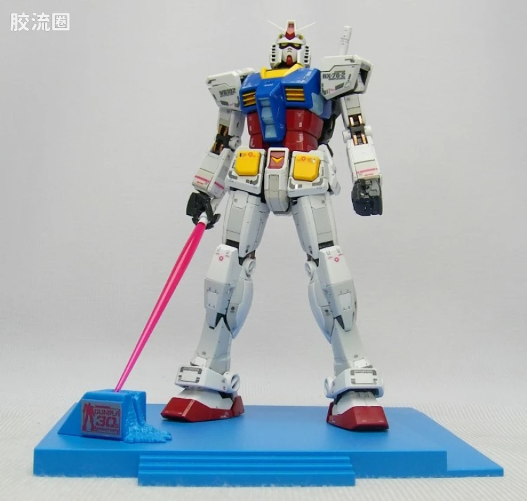 HGUC HG 30周年纪念版 (非HGUC) RX-78-2 高达 Ver.G30th (RG1/1高达计划) - 图片
