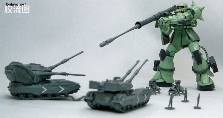 HGUC HG U.C.Hard Graph 扎古陆战套装 - 图片