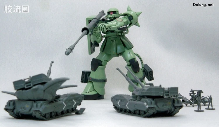 HGUC HG U.C.Hard Graph 扎古陆战套装 - 图片