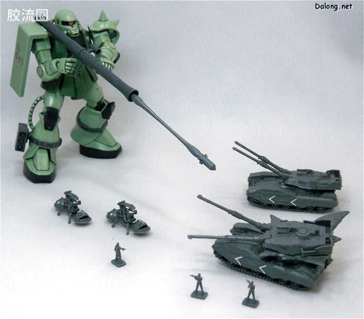 HGUC HG U.C.Hard Graph 扎古陆战套装 - 图片