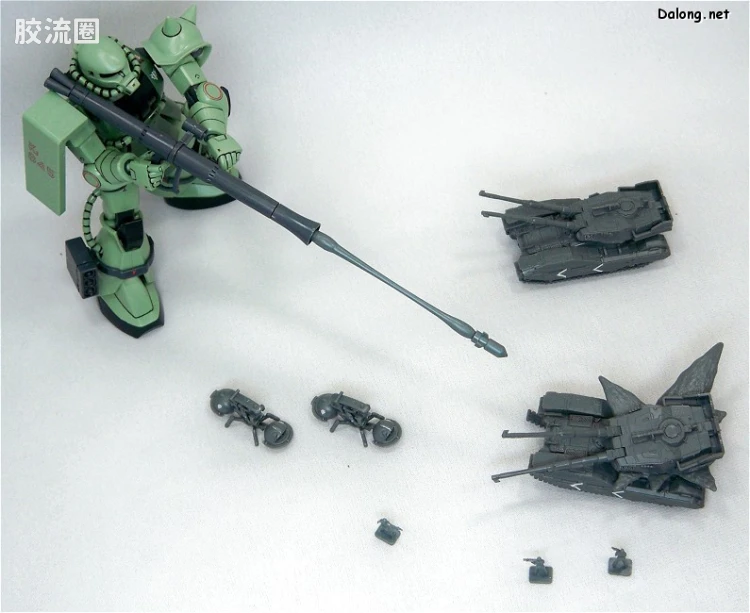 HGUC HG U.C.Hard Graph 扎古陆战套装 - 图片