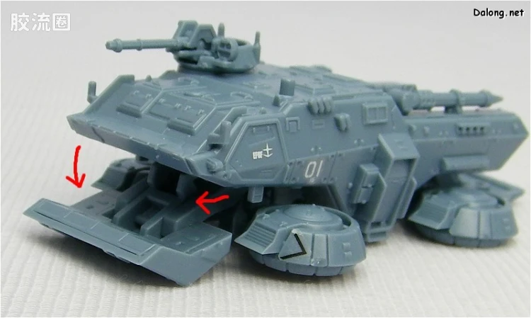 HGUC HG U.C.Hard Graph 陆战型高达&74式气垫卡车套装 - 图片