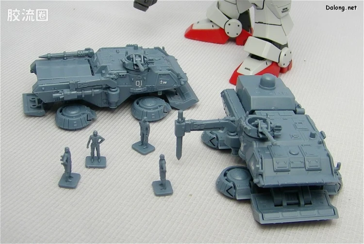 HGUC HG U.C.Hard Graph 陆战型高达&74式气垫卡车套装 - 图片