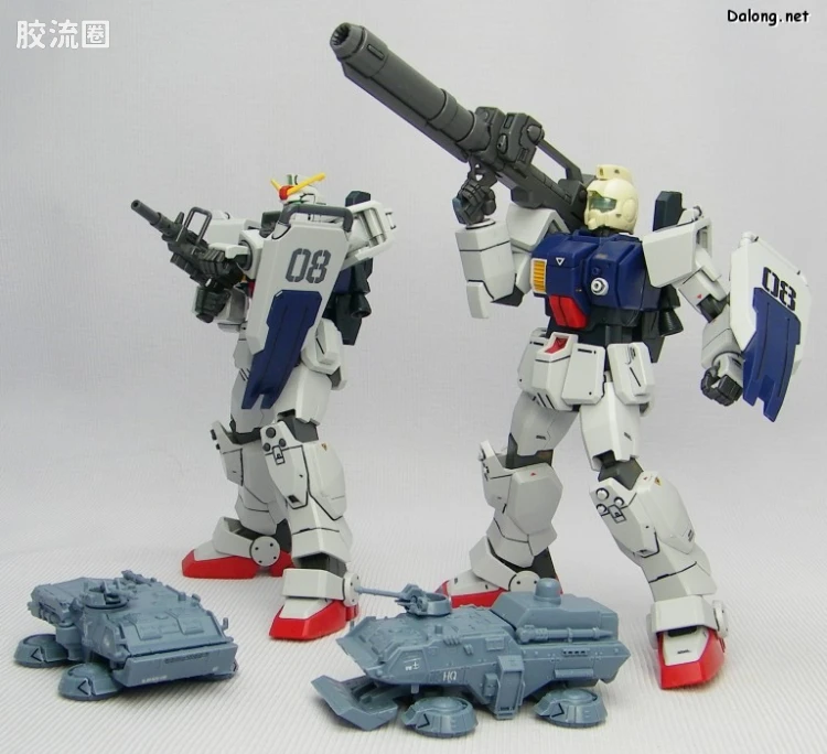 HGUC HG U.C.Hard Graph 陆战型高达&74式气垫卡车套装 - 图片
