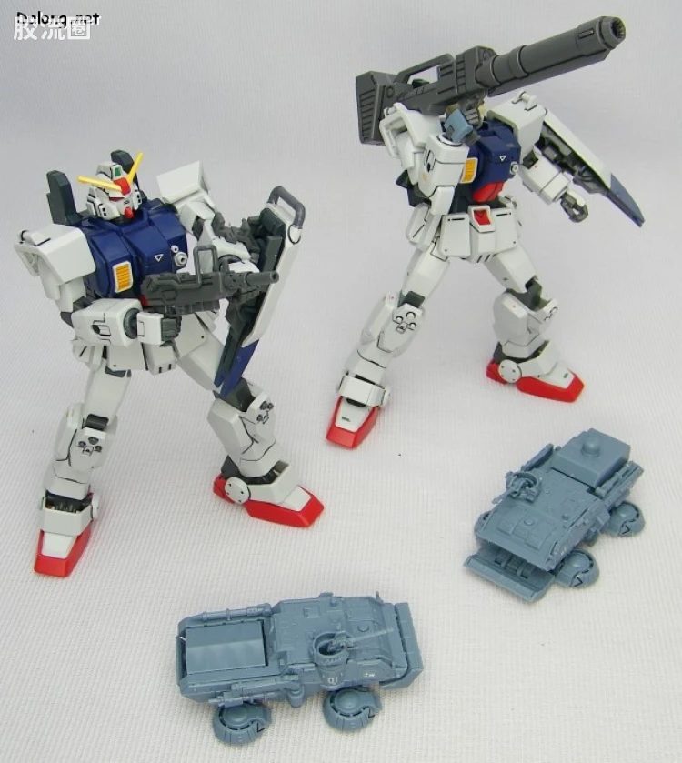 HGUC HG U.C.Hard Graph 陆战型高达&74式气垫卡车套装 - 图片