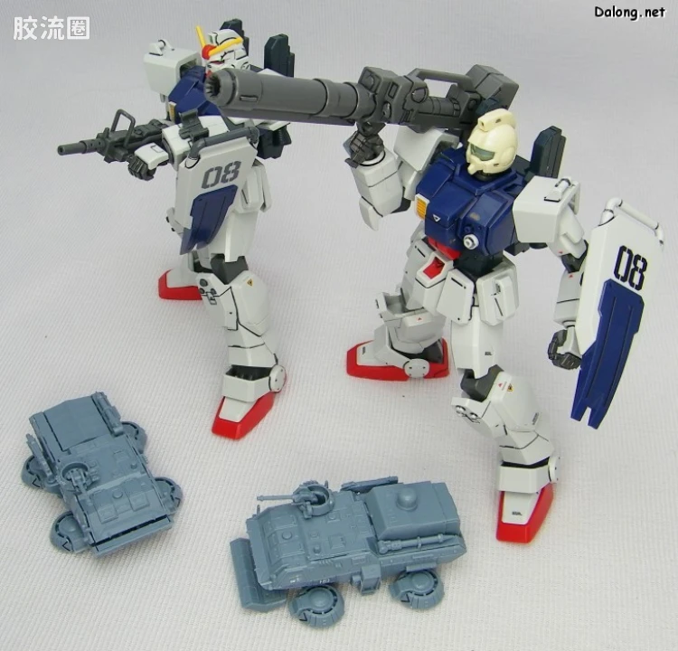 HGUC HG U.C.Hard Graph 陆战型高达&74式气垫卡车套装 - 图片