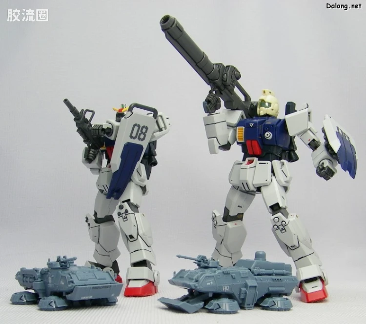 HGUC HG U.C.Hard Graph 陆战型高达&74式气垫卡车套装 - 图片