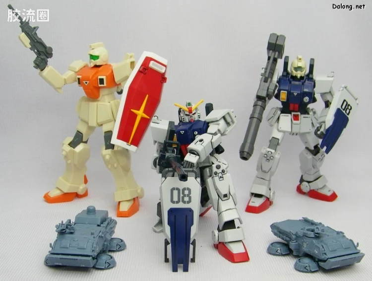 HGUC HG U.C.Hard Graph 陆战型高达&74式气垫卡车套装 - 图片