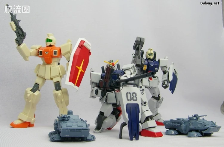 HGUC HG U.C.Hard Graph 陆战型高达&74式气垫卡车套装 - 图片