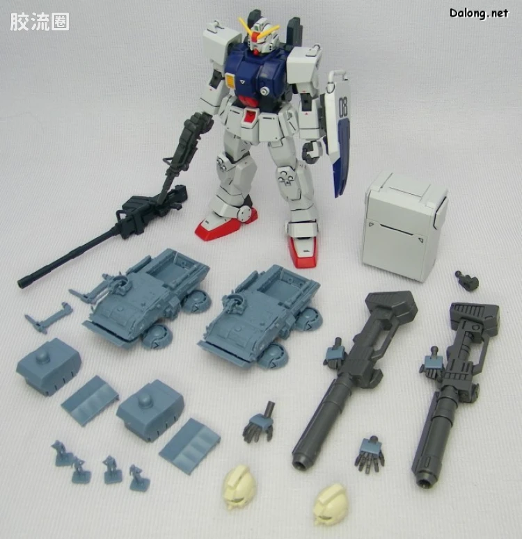 HGUC HG U.C.Hard Graph 陆战型高达&74式气垫卡车套装 - 图片