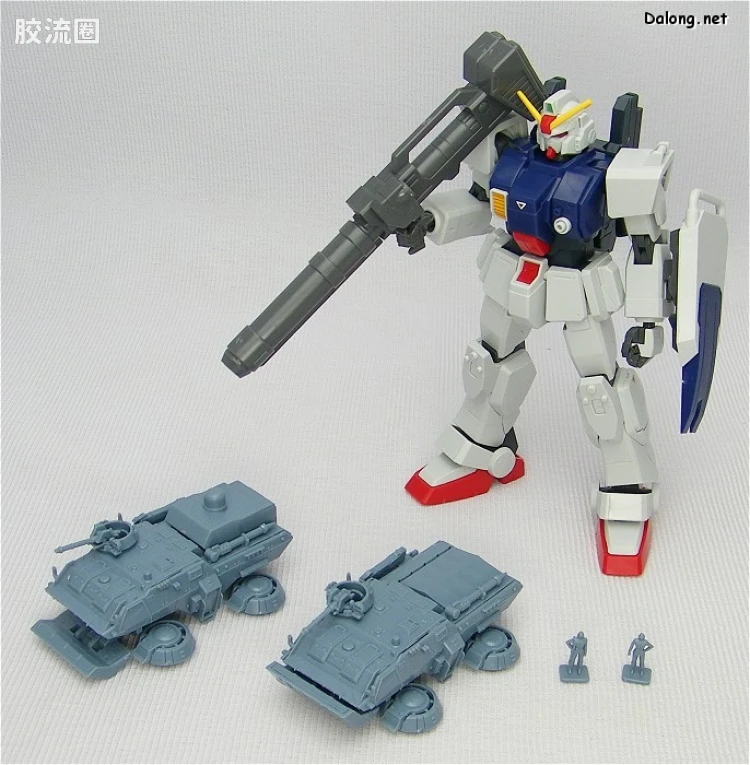 HGUC HG U.C.Hard Graph 陆战型高达&74式气垫卡车套装 - 图片
