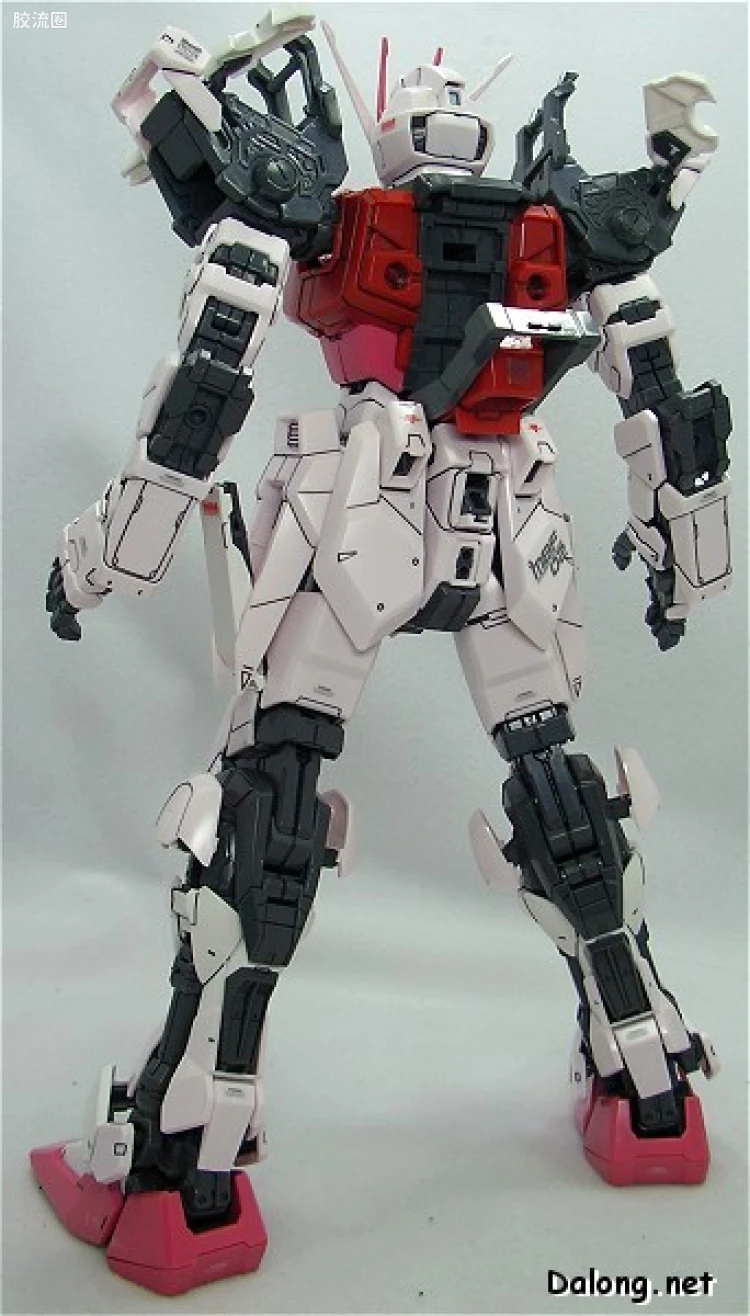 PG 普通版 MBF-02+AQM/E-X01 空装强袭嫣红 + FX-550 空中霸王 - 图片