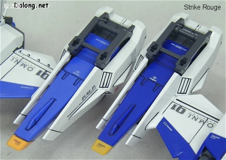 PG 普通版 MBF-02+AQM/E-X01 空装强袭嫣红 + FX-550 空中霸王 - 图片